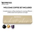 Nespresso Essenza Mini Coffee Machine Espresso Compact Automatic Coffee Machine with Coffee Capsules, White. 