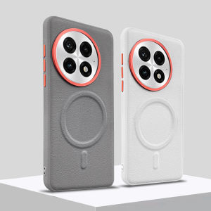 Fanchou Magnetic Absorption Metal Lens Ring Phone Case for OnePlus Ace5 pro Womens Mens Full Edge Protection Leather Cover Anti-Fall