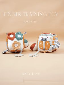 Montessori Early Education Baby Daily Life Simulation Practice Fabric Building Blocks Educational Zipper Shoelace Busy Toys