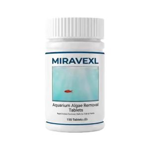 MIRAVEXL Aquarium Algae Control Tablets Fast Acting Fish Tank Cleaner for Moss Sludge & Green Water Safe for Fish 150pcs
