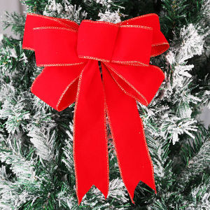 (1 cái/túi) Kích thước 21.33*24.85cm Nơ giáng sinh đồ trang trí sự kiện cây Giáng sinh thiết kế phù hợp lễ mừng năm mới