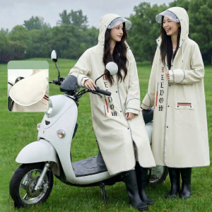 Rainproof Electric Bike Raincoat Full Body Protection