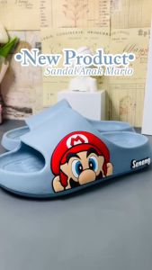 MYFEIDA - CLOOS 2318C-1 SANDAL ANAK KARAKTER MARIO HAPPY/SANDAL CLOOS 2318D-1 ANAK REMAJA ANTI SLIP