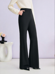 Fashion Elegance Office Commute Slim Flare Casual Pants