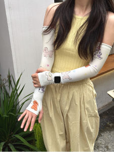 Original Cute Doggie Kitty Outdoor Cycling UV Protection Half Finger Ice Sleeve Buy Two Get One Free Offer Summer Season