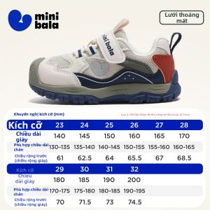 MINI BALA | Giày Thể Thao Trẻ Em Mới Thu Đông