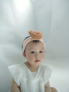 Băng đô bé gái 0-2 tuổi băng đô bé trai gấu 3D Turban cho bé phong cách Hàn Quốc siêu đáng yêu cho bé Pama STORE PK62