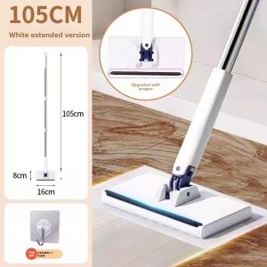 Rotating Mop Hands-Free 2025 New Home Use Mop Wet And Dry Integrated Bucket Pole Cloth Cleaning Tool Stainless Steel Handle