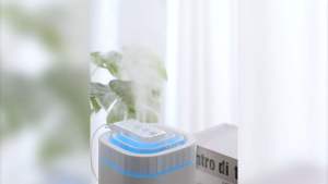 Máy tạo độ ẩm ba vòi phun sương lọc không khí dung tích lớn 3L- nhiều màu sắc decor phòng ngủ