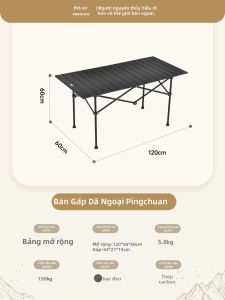 The Primitive | Bộ Bàn Ghế Gấp Dành Cho Đồ Cắm Trại