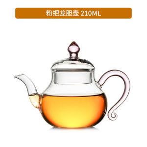Mesni Glass Teapot Small Size Filter Teapot Household High Temperature Resistant Thickened Mini Kung Fu Tea Set Set Cup