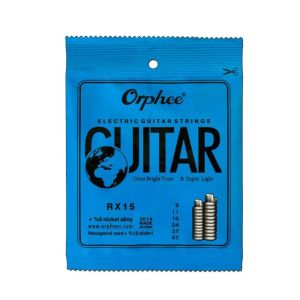 Orphee RX15 17 19 Electric Guitar Strings Nickel Alloy Super Light Tension Musical Instruments Accessories