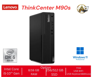 Lenovo ThinkCentre M90s SFF Desktop PC i5 10th Gen 16GB RAM 512GB SSD Windows 11 Pro Home Office Computer 3 Months Warranty Used