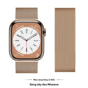 HANNUO | Dây Đeo Đồng Hồ Fit Watch Chất Lượng Cao Kiểu Milanese