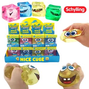 Schylling Squishy In Stock SpongeBob Squishy Stress Relief Cube Toy Malt Sugar Slow Rebound Squeeze Fidget Toy Birthday Gift