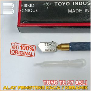 Alat pemotong kaca glass cutter toyo Tc 17 asli alat potong kaca ubin pisau potong kaca keramik BISA COD asli made in japan