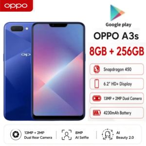 OPPO | 2026 new OPPO A3s 4G Global Phone 6.2 Immersive Display Snapdragon 450 13MP+2MP Camera 8MP Selfie 4230mAh Battery Dual SIM