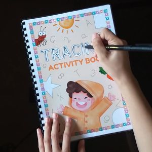 Tracing Workbook Custom Name Laminated Reusable Cover [Heed Harken Thee]
