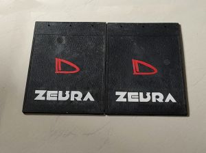 Karpet roda lumpur untuk mobil Zebra Depan Belakang