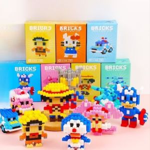 Đồ Chơi Khối Xây Dựng Hạt Nhỏ Giáo Dục Lắp Ráp Hình Khối Quà Tặng Sinh Nhật Cho Bé Trai Và Bé Gái Đồ Trang Trí