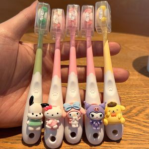 Cute Childrens Toothbrush Soft Bristle Cartoon Cotton Candy Dog Ultraman Beginner Kids Toothbrush Oral Care Small Head Brush