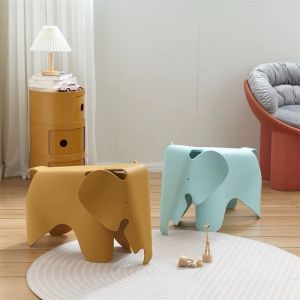 MU FENG ZHI NAN | Creative Miniature Durable Elephant-shaped Stool