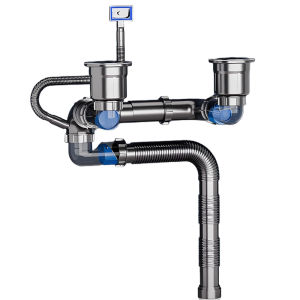 WONREFACT | Kitchen Drainage Kit with Anti-odor Pipes