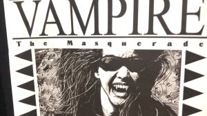 Kaos Vampire The Masquerade Tshirt Bahan 100% Cotton