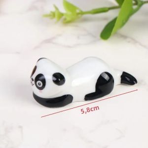 YEGBONG | Giá Đỡ Đũa Gốm Sứ Hình Gấu Trúc Mini Dễ Thương Chống Xước Dùng Làm Giá Đỡ Thìa Trang Trí Bàn Ăn Nhà Hàng Tiệc Tùng
