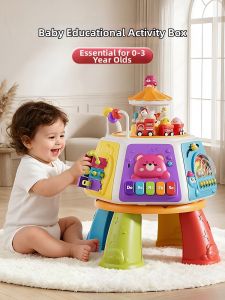 JIHU | Educational Activity Table Multifunction Learning Montessori Intellectual