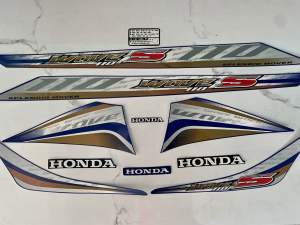 Bộ tem wave S 2012 màu xanh hàng nhập Thái Lan chất lựợng cao dành trang trí riêng cho dòng xe này tem in lụa hàng 3 lớp màu sắc rất đẹp và bền giá bán cực tốt bán lẻ như bán sỉ