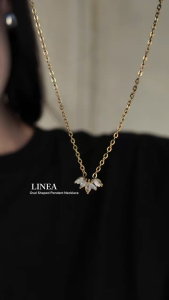 HB Jewelry LINEA Minimalist Oval Pendant Necklace for Women Premium Gold Stainless Steel Non Tarnish Hypoallergenic Non Fading Minimalist Always and For Everyday Use Affordable Fashion Jewelry