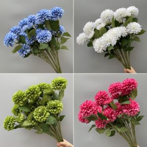 Linh Kiện Trang Trí Đám Cưới Hoa Nhựa Đơn Nhánh Bóng Hoa Cúc Hương Thơm Giả Trang Trí Tường Đám Cưới Hoa Lụa Chắp Vá Trang Trí Đường Đón Khách