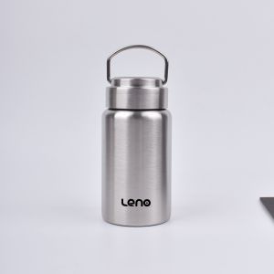 1pc Large Capacity Stainless Steel Sport Water Bottle Single-layer Rugged Water Cup Metal Flask Drinkware Camping Sports Gym