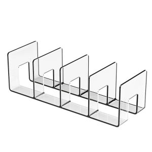 ZHIFAN | Desk Bookshelf Organizer Transparent Bookstand