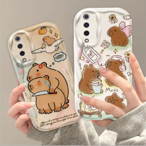 Xiaomi 9 Phone Case Kawaii Cute Full Cover Silicone Soft Shell Anti-Fall Protection for Female Users with Lens Protection