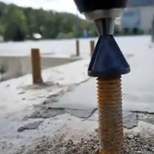 MATA BOR DEBURRING BATANG HEX 1/4 INCH 28MM PERBAIKAN BAUT BAJA RUSAK