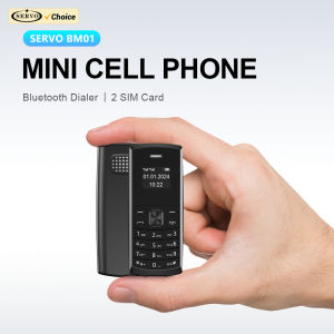 SERVO | SERVO BM01 Smallest Mobile Phone 2 SIM Standby Magic Voice Speed Dial Bluetooth Dial-up Call Recording Mini Backup Feature Phone