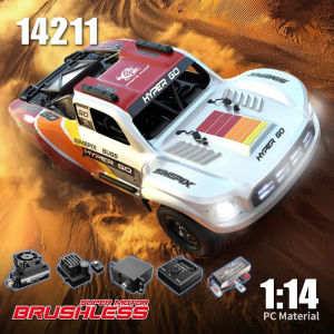 JDD[Fast Delivery][Original Available] 1:14 MJX 14211 RC Car Short Racing Car Brushless High-Speed Remote Control Vehicle Drift Stunt Show