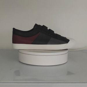 Modern Santai Kuliah Sepatu Kets Pantofel Pria Kanvas Pantofel Kerja Karet Sepatu Slip On Cowok Tanpa Tali Keren 183