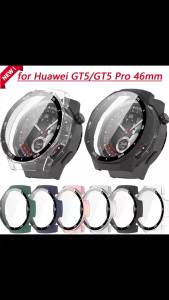 PC+Tempered Glass Case For Huawei Watch GT5/GT5 Pro 46mm Full Cover Screen Protector Bumper for Huawei GT5/GT5 Pro Protect Cover