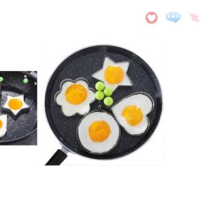 1/2/3pcs Stainless Steel Fried Egg Pancake Shaper Omelette Mold Mould Frying Egg Cooking Tools Kitchen Accessories Gadget Rings