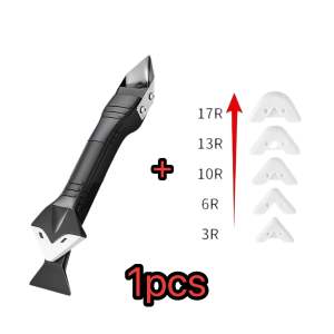 ไม้พายกาวอเนกประสงค์แบบ5 In 1พลั่วทิ้งกาวไร้รอยต่อกระเบื้องเครื่องมือปาดมุมกาวแก้ว