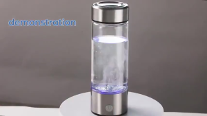 Upgraded 2 IN 1 420ML Hydrogens Rich Water Cup Electric Negative Ion Generator Rechargeable Portable Pure H2O Can Be Connected To Mineral Water Bottle