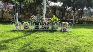 DIY ตกแต่งรั้ว รั้วสวนในร่ม รั้วพลาสติก ลานสวน กลางแจ้ง รั้วผัก กลางแจ้ง