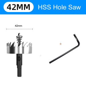 12-80mm HSS High Speed Steel Metal Hole OpenerHole Saw for Stainless Steel Iron Aluminum & Copper Thin Plate