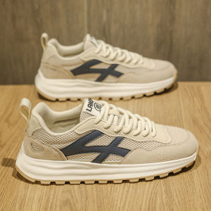 Mens Summer Breathable Running Sports Shoes Lightweight Mesh up Sneakers Casual Soft Bottom Dequn Trendy Footgear