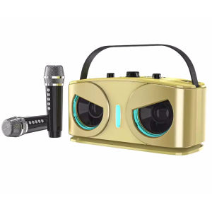 Loa Bluetooth Karaoke Di Động Có Micro Không Dây Loa Siêu Trầm Hộp Âm Thanh Mạnh Mẽ Máy Nghe Nhạc Cho Bữa Tiệc Gia Đình Dùng Nguồn USB