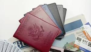 Ví Đựng Hộ Chiếu Bằng Da Chống RFID - Ví Đựng Thẻ Thiết Yếu Khi Đi Du Lịch Phụ Kiện Du Lịch Quốc Tế Chất Liệu PU Nhẹ