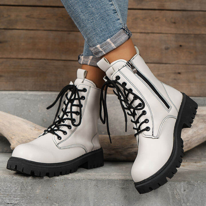 Short white hot sale doc martens